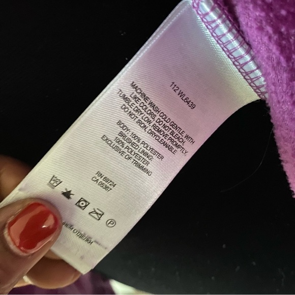 Columbia women’s s zip down purple sweater shirt size S - Picture 5 of 16